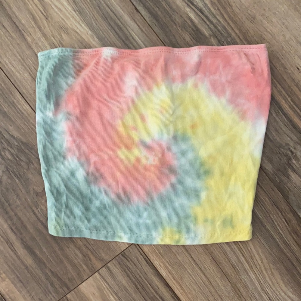 Tie dye tube top